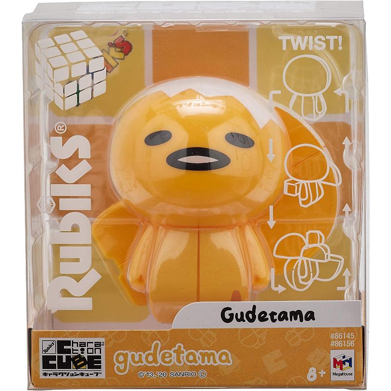 Rubik's Cube Charaction Cube Puzzle Gudetama The Lazy Egg Figure