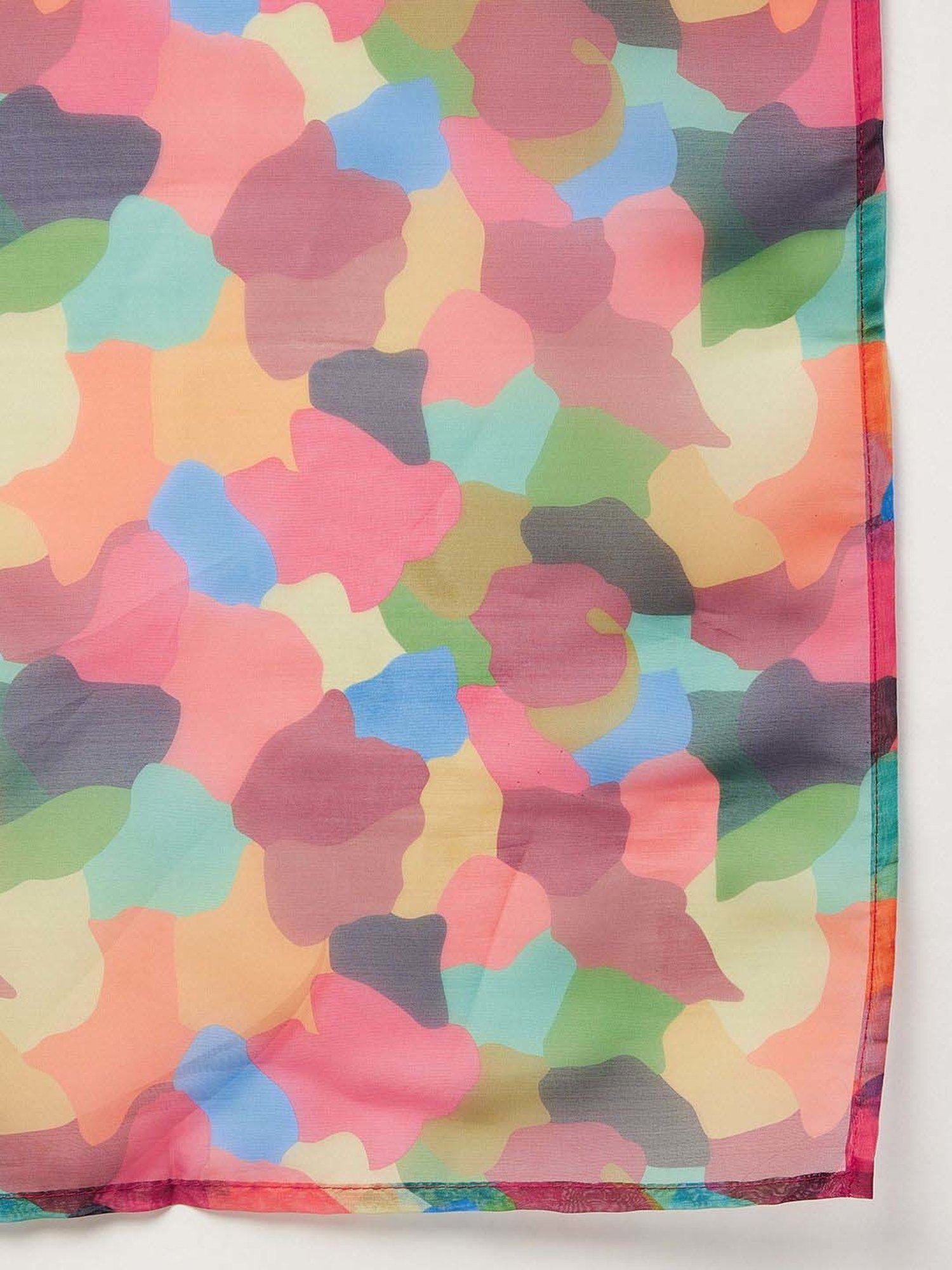 Inweave Multicolored Printed Dupatta