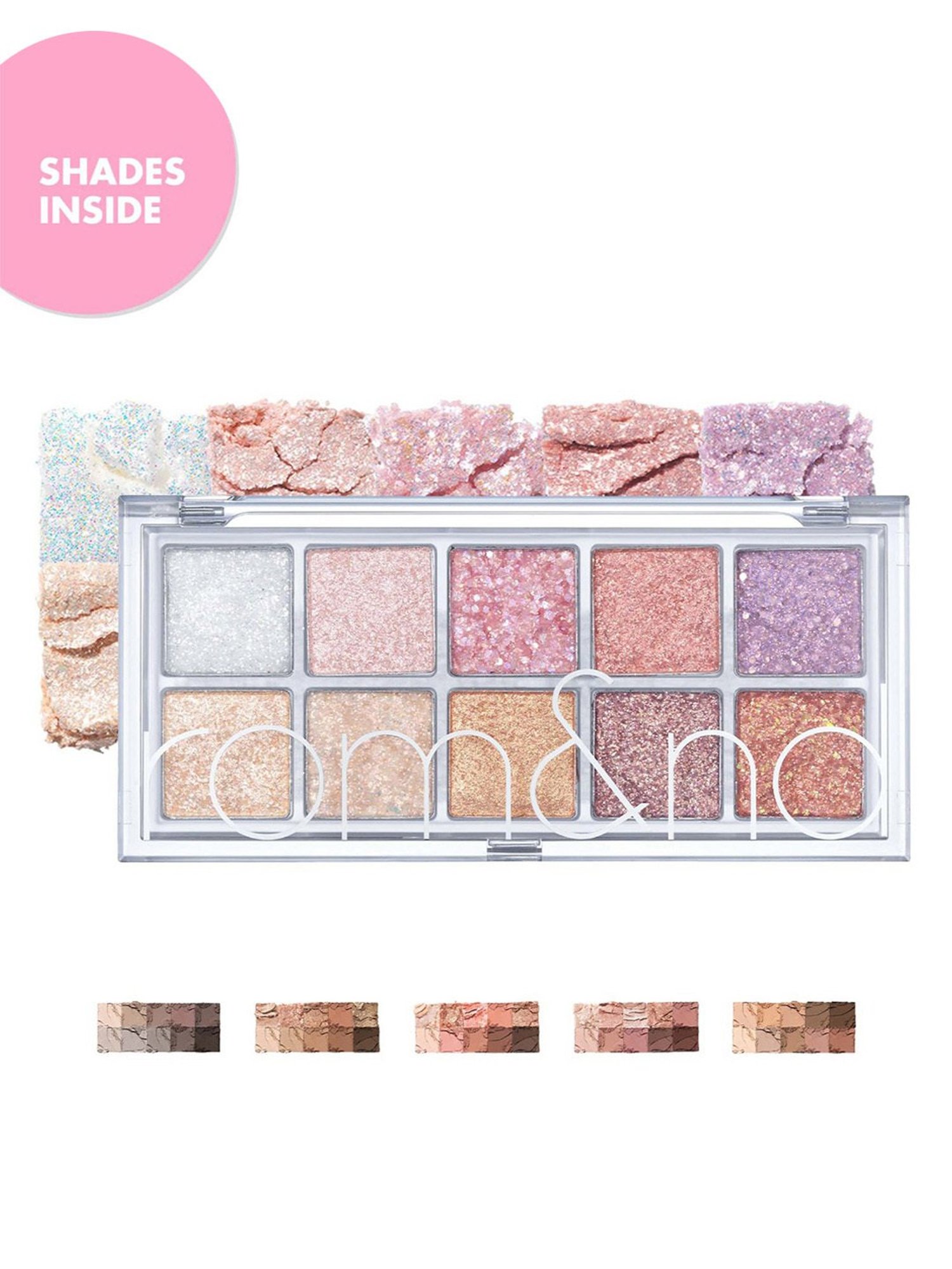 Rom&nd Better Than Eyeshadow Palette 00 Light & Glitter Garden - 6 gm
