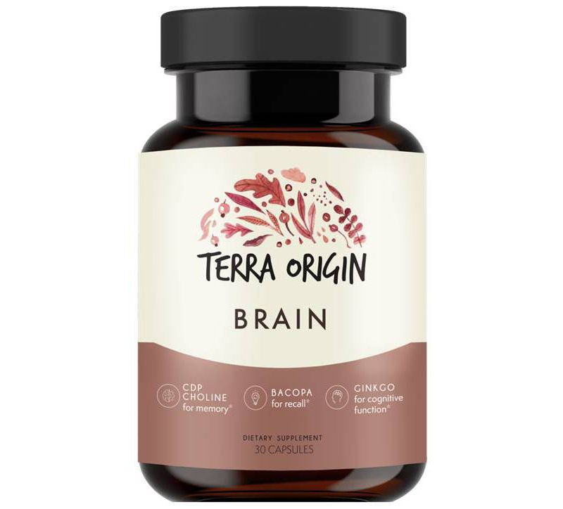 Terra Origin Improved Brain Function Recall and Retention Dietary Supplements - 30ct