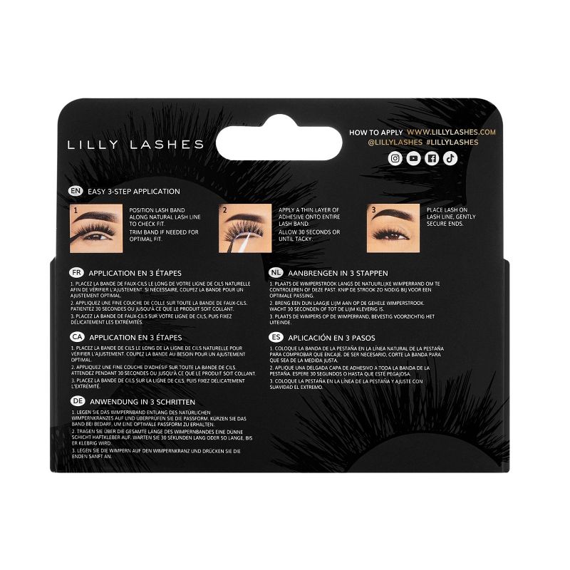 Lilly Lashes Luxury Synthetic Eye Lashes - VIP - 1pr