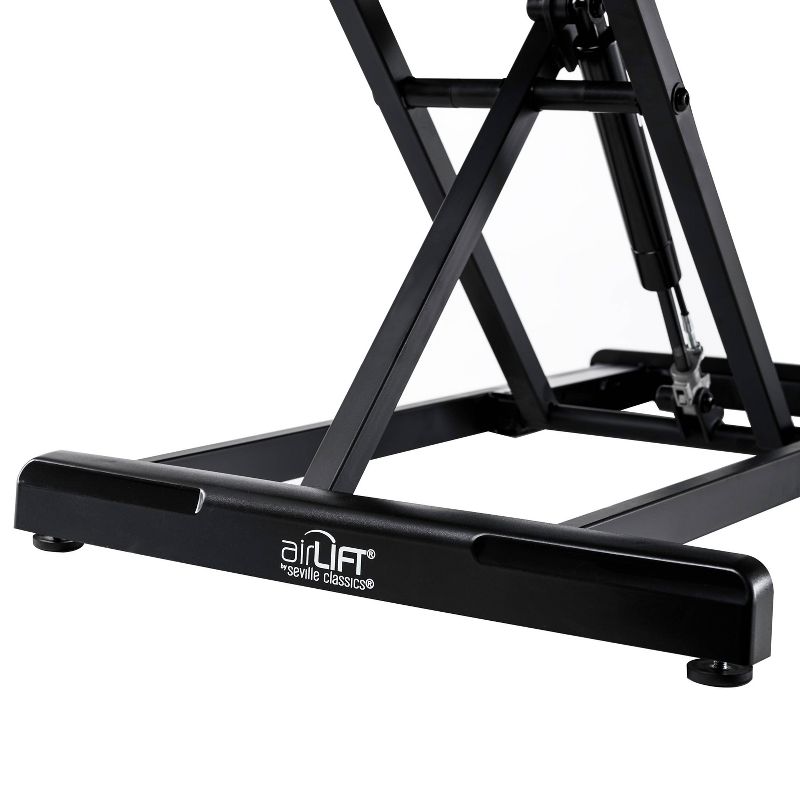 30" Airlift Gas Spring Standing Desk Converter Black - Seville Classics
