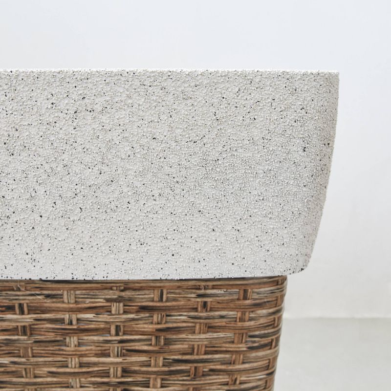 Martha Square Self-Watering Planter Sandy Brown - Vifah