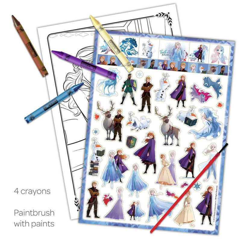 Frozen 2 Crayon & Paint -  (Paperback)
