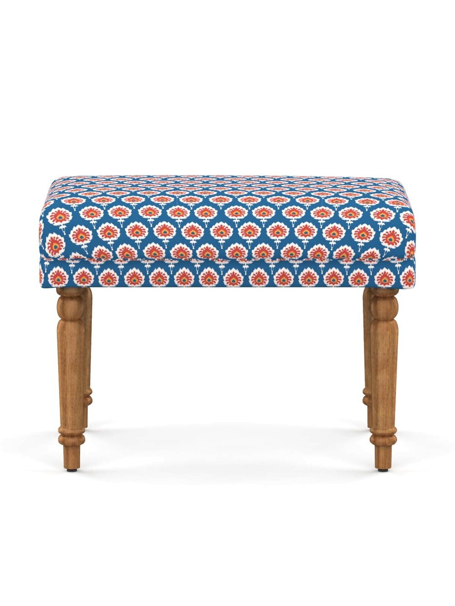 Chumbak Jodhpur Sailor Solid Blue Sheesham Wood Bench