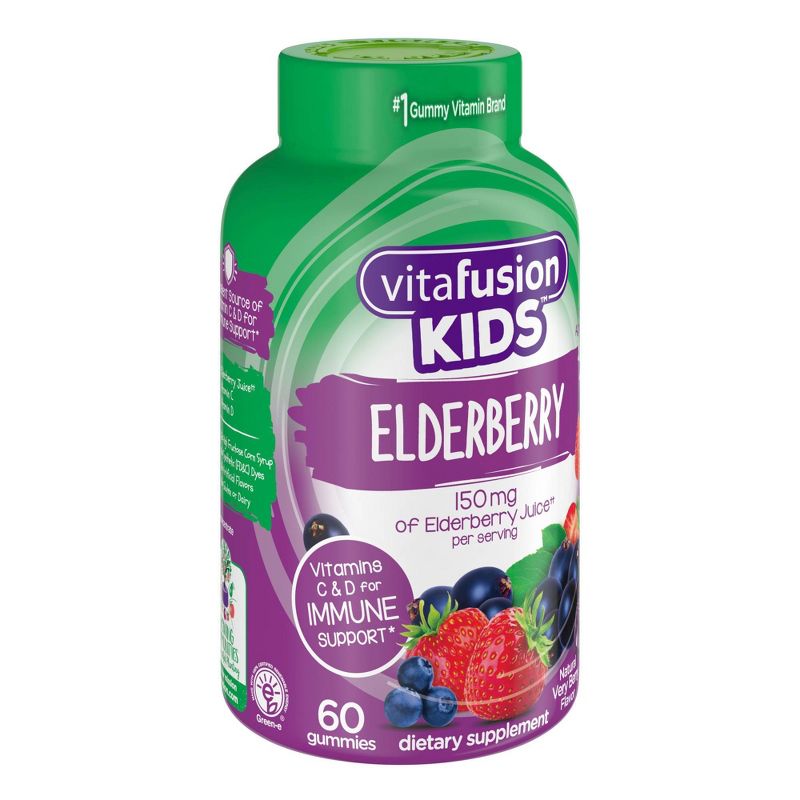 Vitafusion Kids Dietary Supplements - Elderberry - 60ct