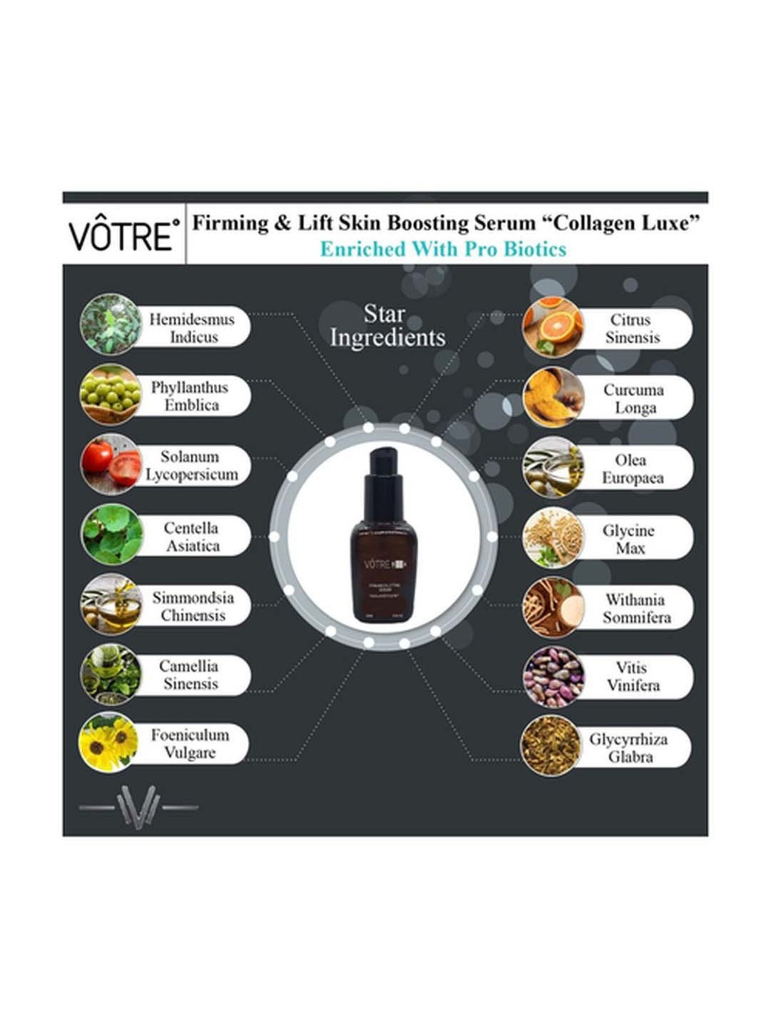 Votre Firming & Lifting Serum With Pro Biotics - 25 ml