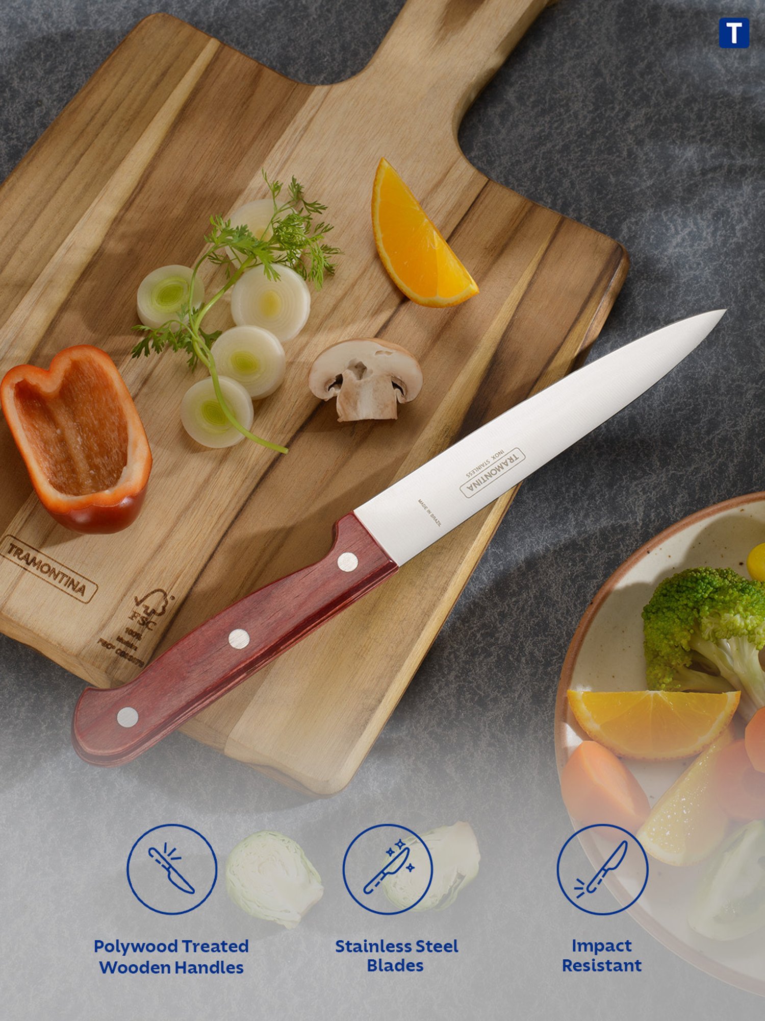 Meyer Stainless Steel 12cm Utility Knife