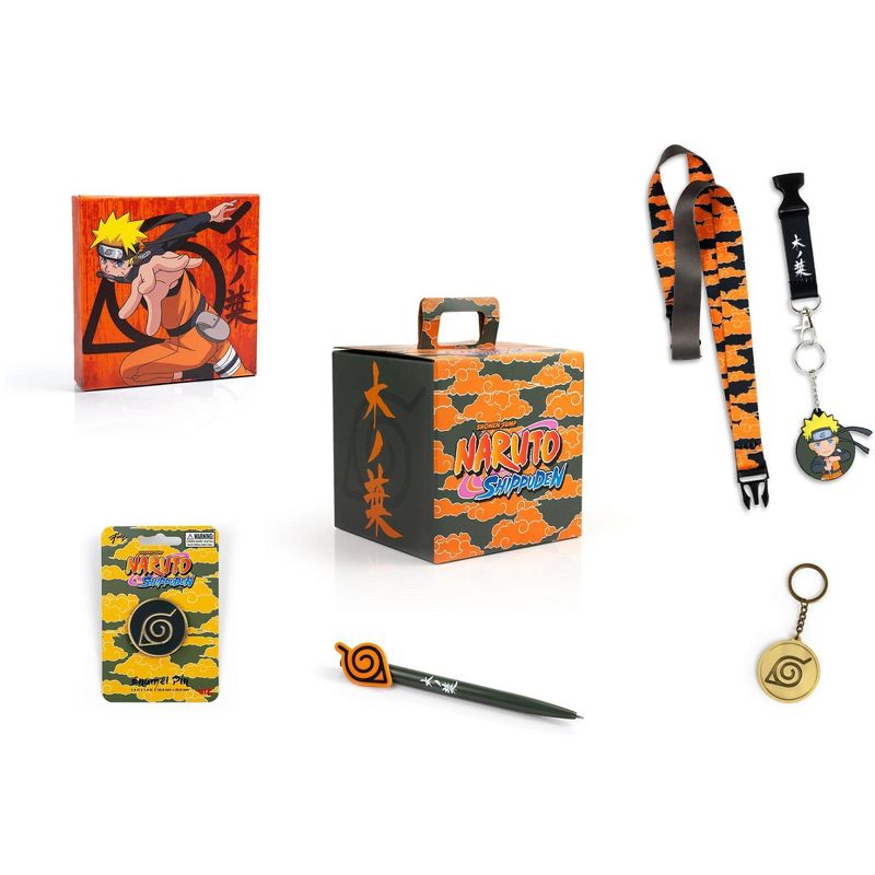 Just Funky Naruto Shippuden Konoha Collectors Looksee Box | Includes 5 Themed Collectibles