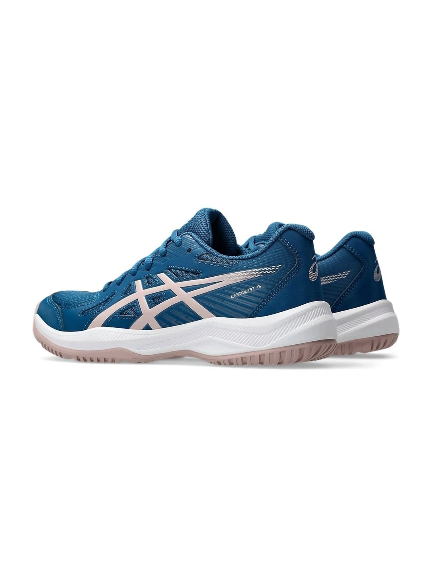 Asics Women's UPCOURT 6 Blue Indoor Court Shoes