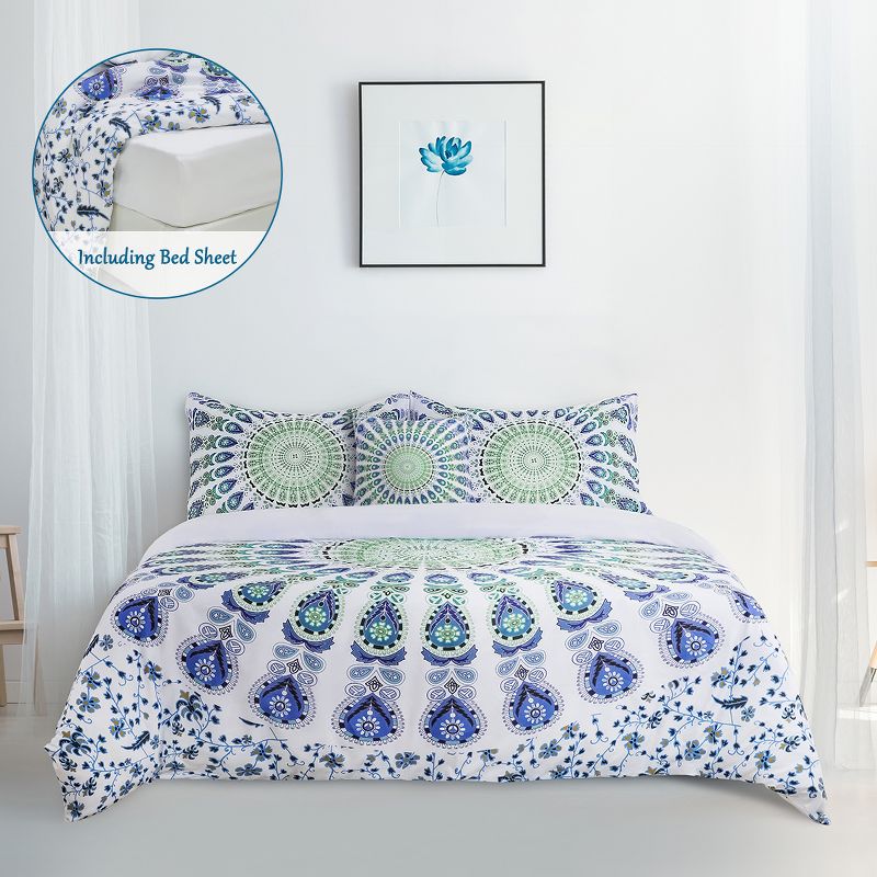 King Oakdale Duvet Cover Set Gray - Stone Cottage