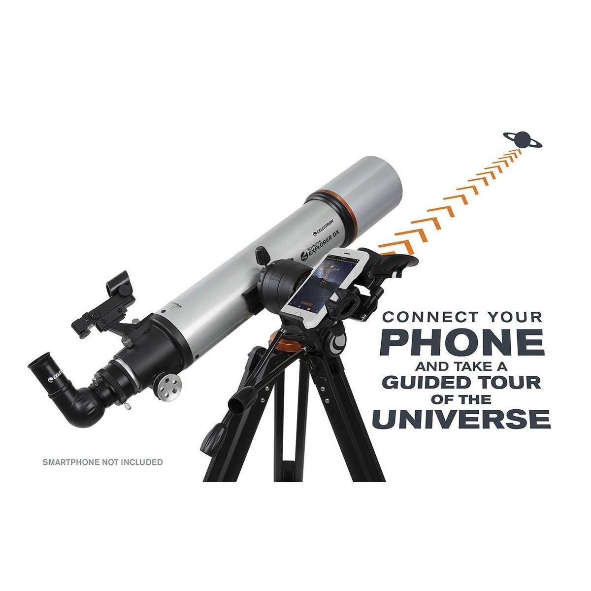 Celestron StarSense Explorer DX 102AZ Smartphone App-Enabled Refractor Telescope
