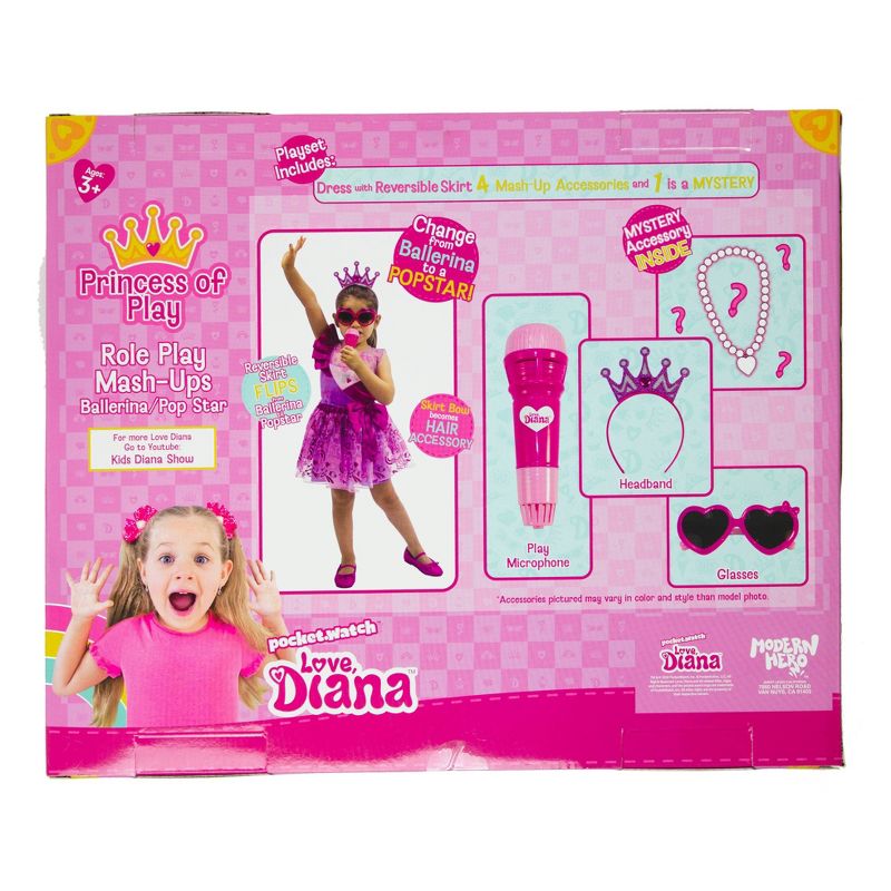 Love, Diana Ballerina Rockstar Role Play Set