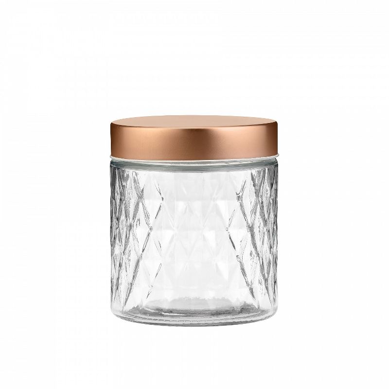 Amici Home Desmond Glass Canister, Assorted Set of 3 Sizes