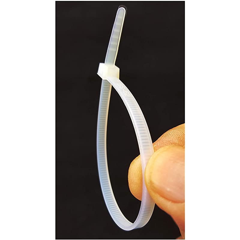 Ties Standard Duty 76 Inch Premium Nylon Wire Management ZipTies 50 LB Tensile Strength USA Strong Ties 1000 Pack Natural White