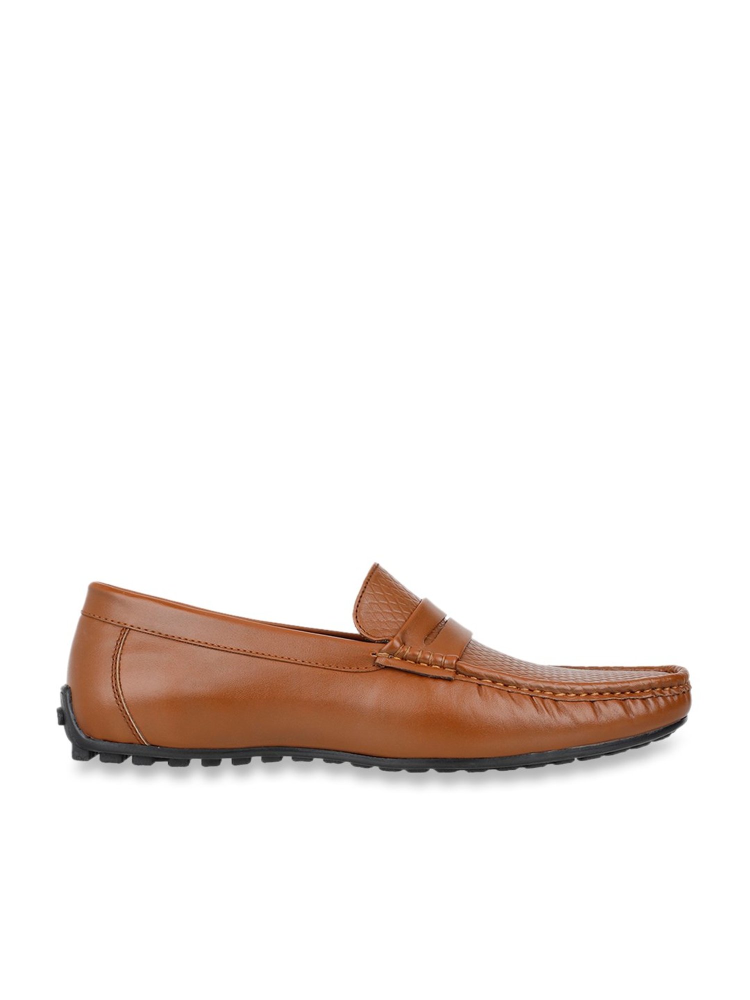 Carlton London Men's Tan Casual Loafers