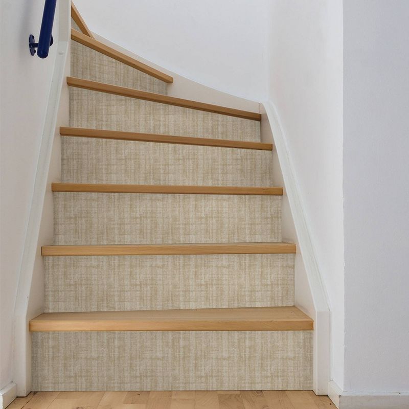 Brewster Aurum Linen Peel and Stick Wallpaper