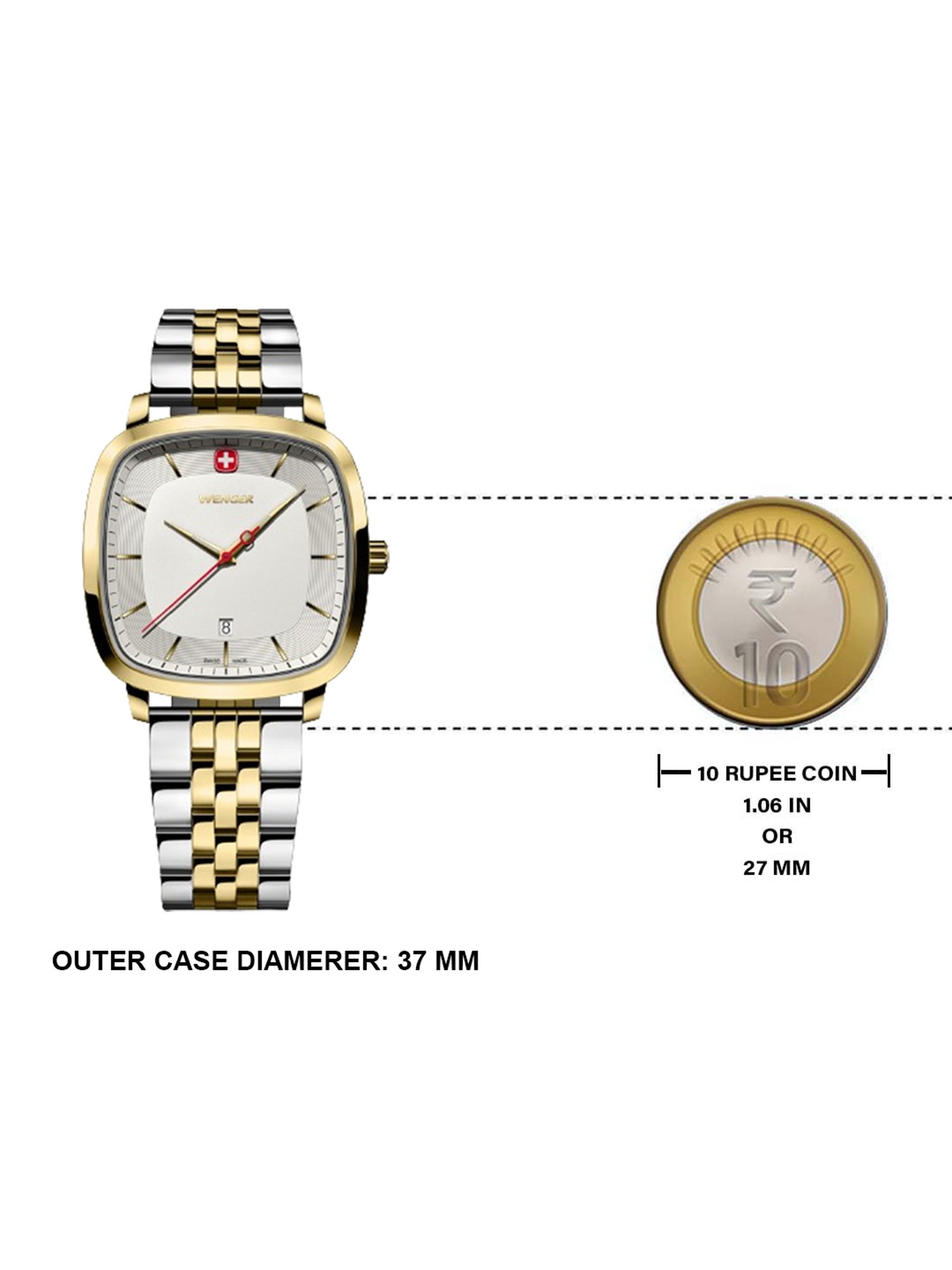 Wenger 01.1921.104 Analog Watch for Men