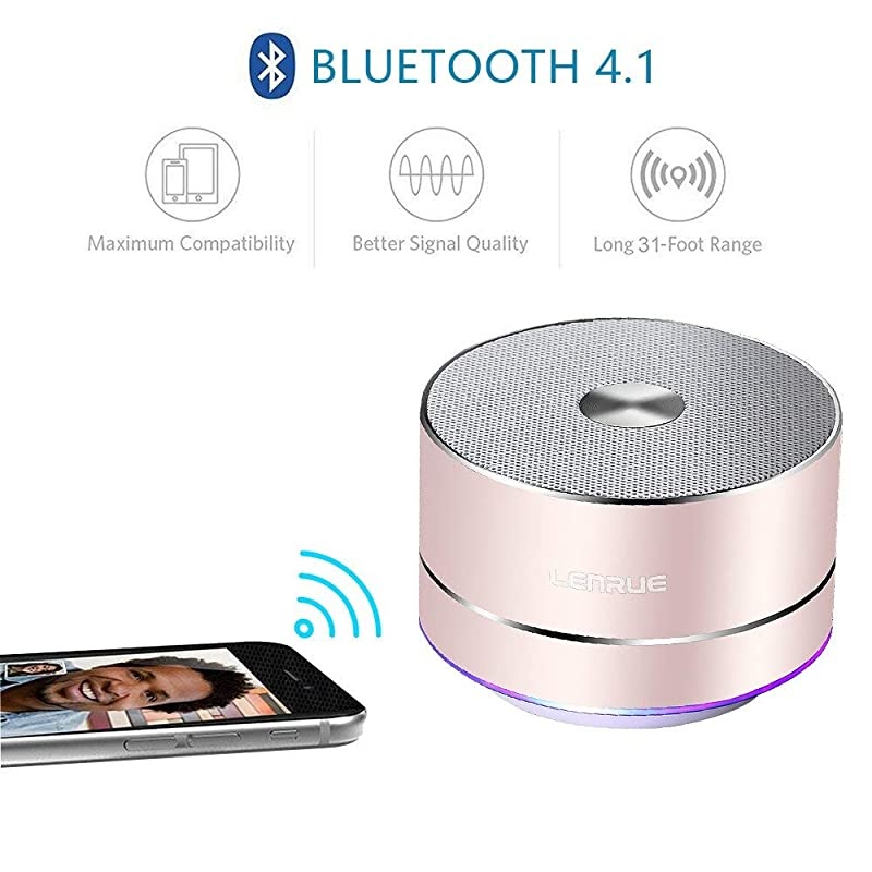 A2 Portable Wireless Bluetooth Speaker with Hard EVA CasePerfect for Compatible with Your Cell Phone for Travel Outdoor Home use