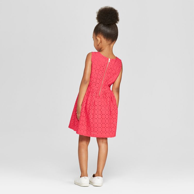 Toddler Girls' A-Line Dress - Cat & Jack™ Red 18M