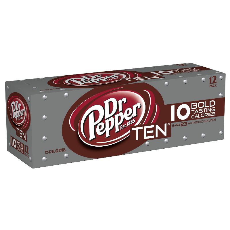 Dr Pepper TEN Soda - 12pk/12 fl oz Cans