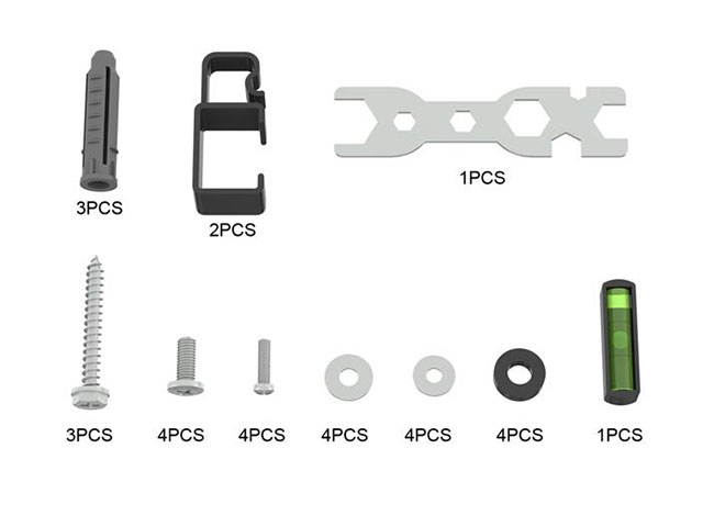 Suitable for "26-55 inch" LED, flat-panel TV cabinet maximum VESA200*200 / up and down adjustable -5~+12&deg;, rotation 180&deg;, horizontal bubble