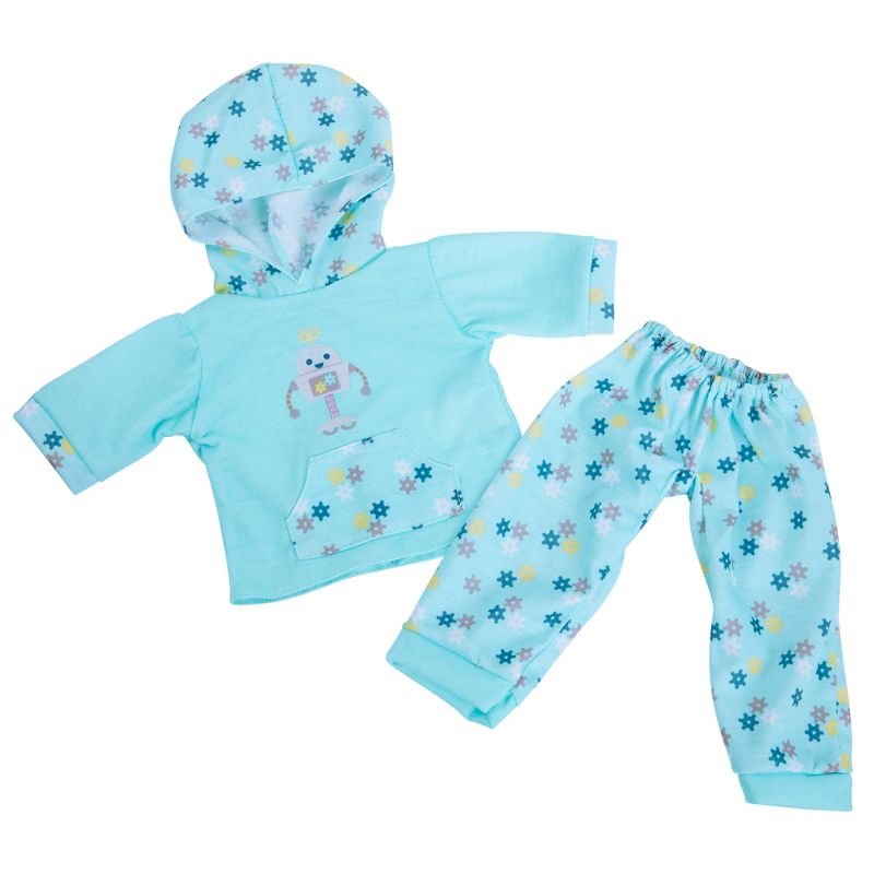 Perfectly Cute Baby Doll Outfit - 2pc Hooded Sweatshirt with Pants