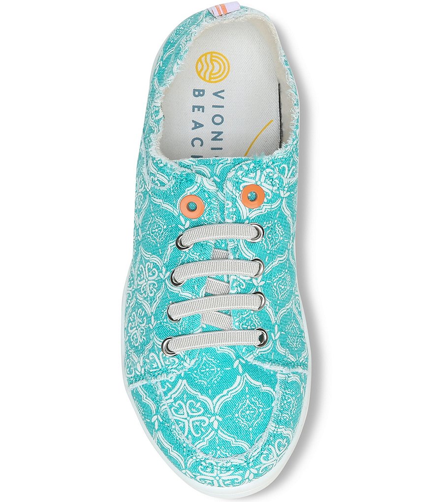 Vionic Pismo Mosaic Print Washable Lace-Up Sneakers