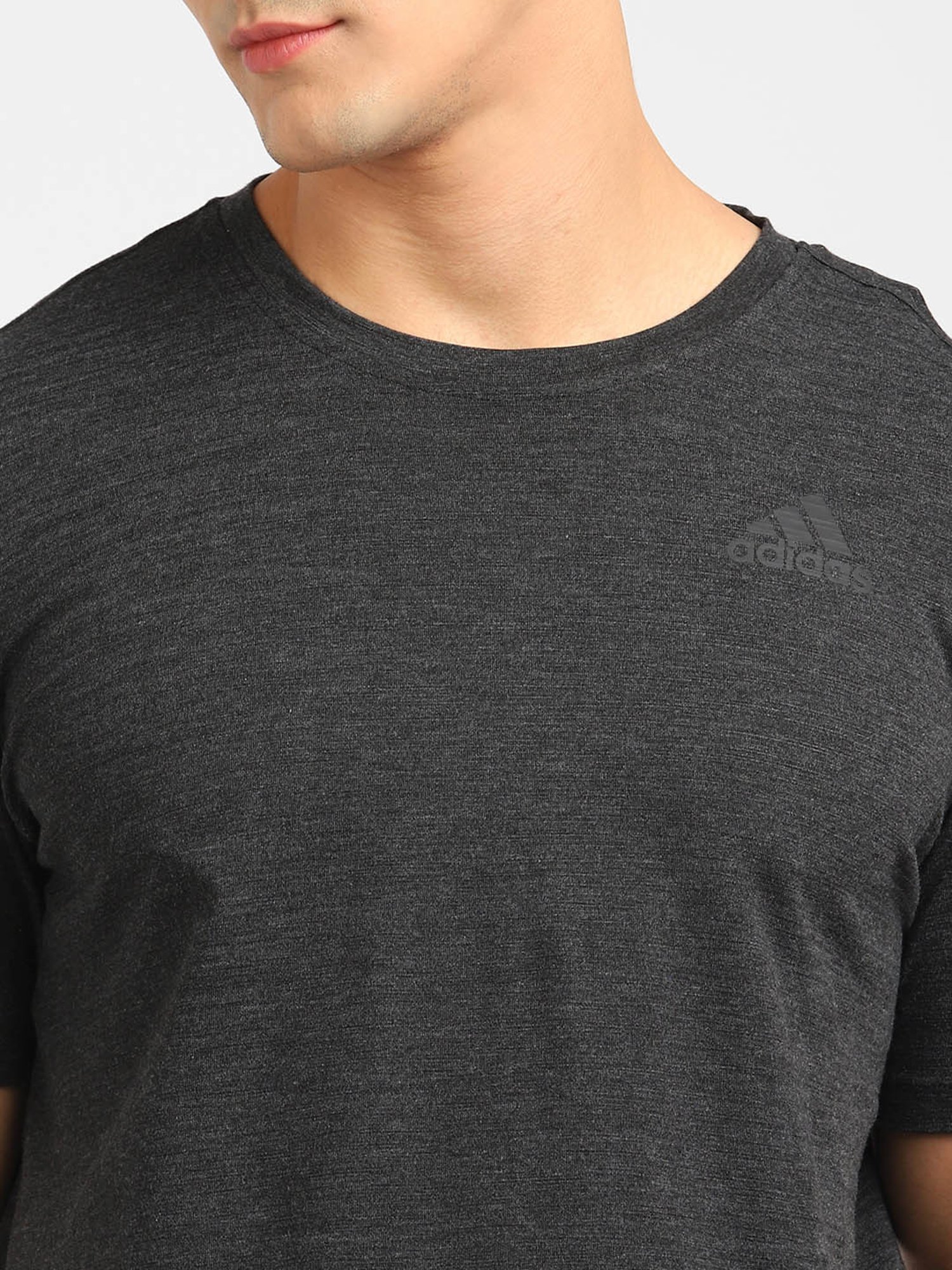adidas Grey Round Neck T-Shirt