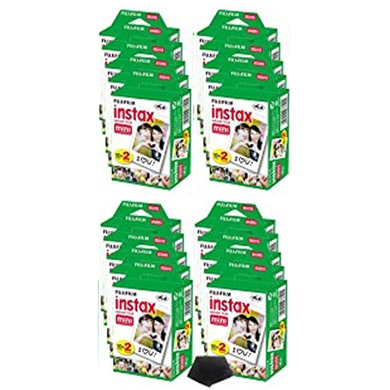 Instax Mini Instant Film (20 Twin Packs, 400 Total Pictures) for Instax Cameras