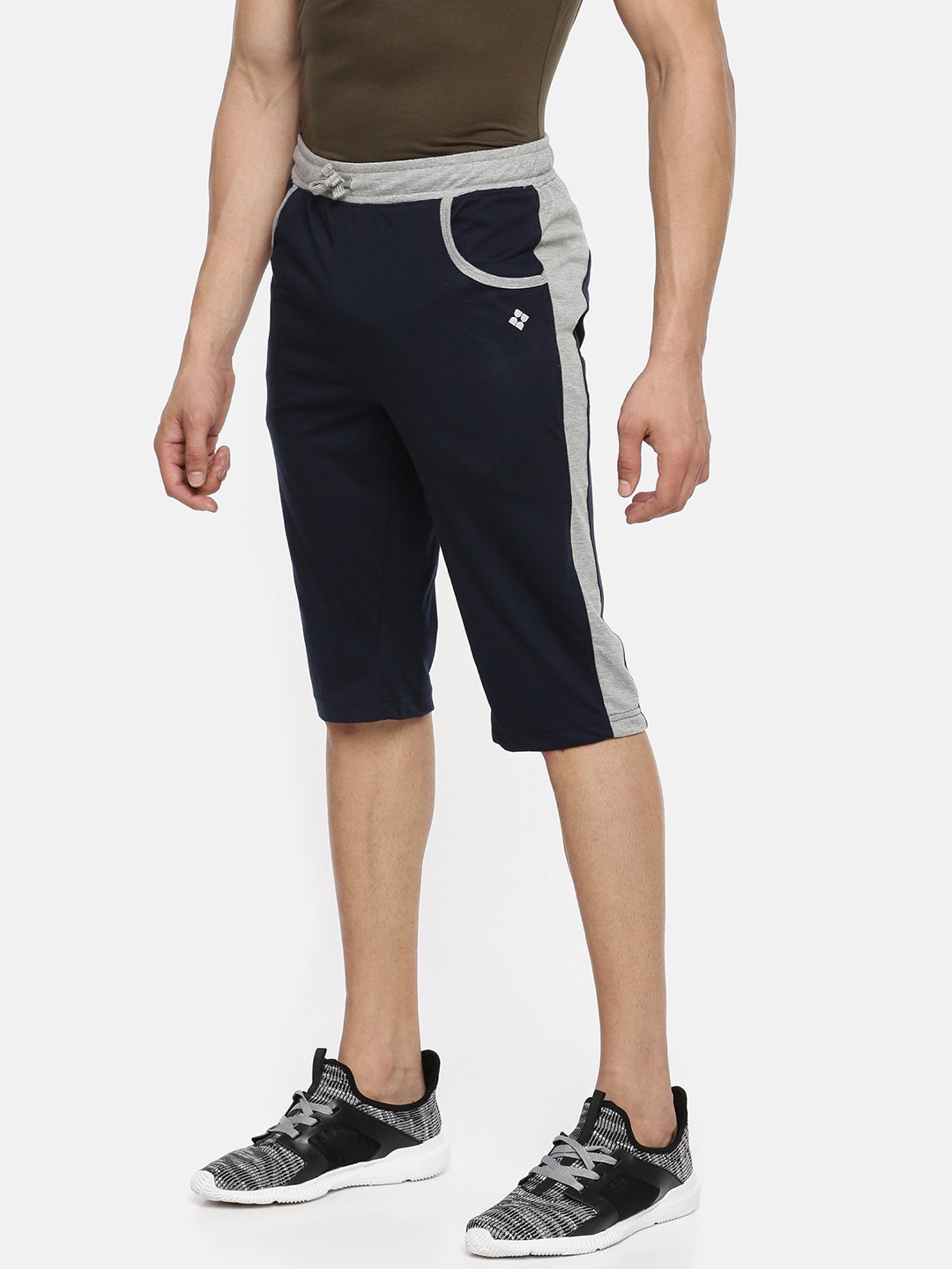 Dollar Mutlicolored Cotton Regular Fit Colour Block Shorts (Pack of 2)