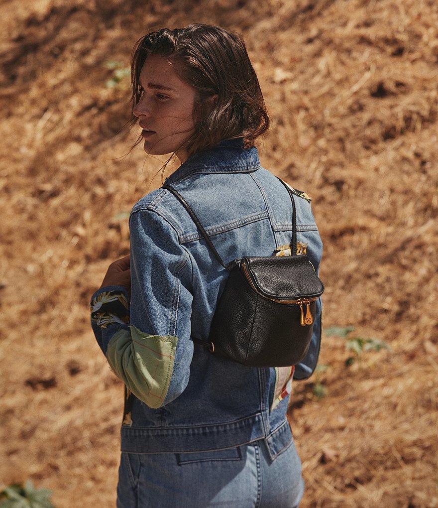 Brown Faux Leather Zipped Western Crossbody Sling Bag