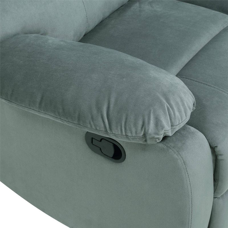 Dunham Reclining Sofa Mint Green - Dorel Living