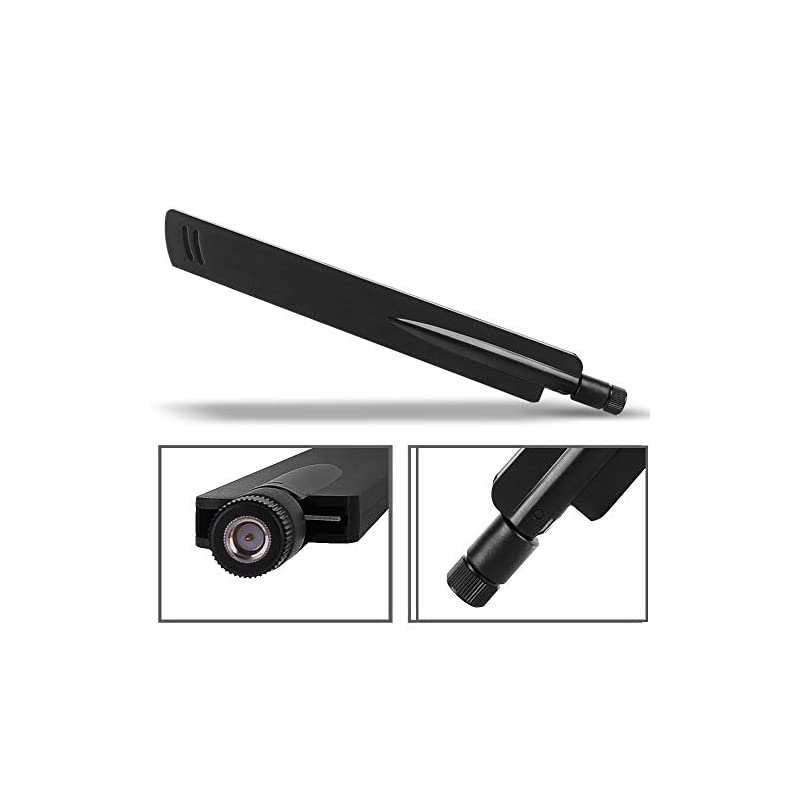 4G LTE Antenna, WiFi Antenna Signal Booster 2.4GHz+5GHz Dual Band Amplifier for Verizon/AT&T/Wireless Network Router/Modem/Acess Point and More, Directional Network Reception Male Plug -2 Pack