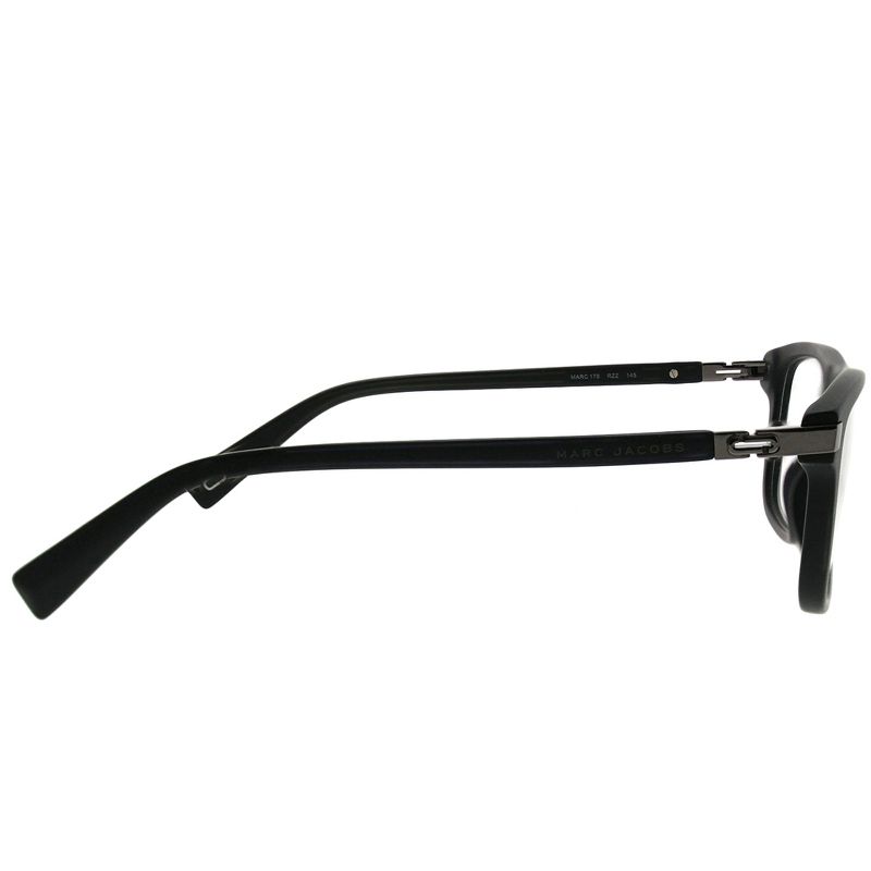 Marc Jacobs  RZZ Unisex Rectangle Eyeglasses Matte Black Dark Ruthenium 53mm