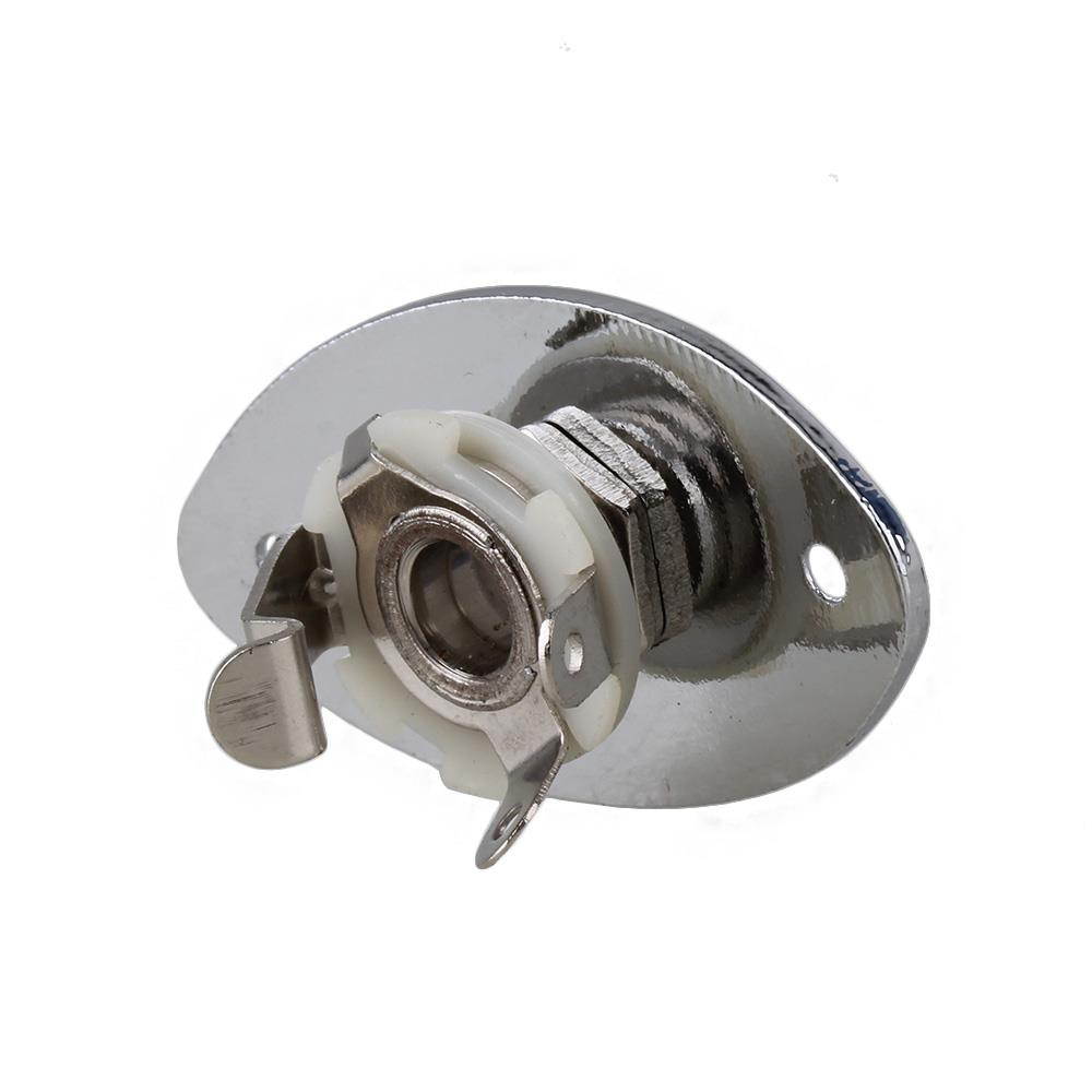 BQLZR Output Jack Plate Oval Mounting Screws for Electric Guitar Set of 5