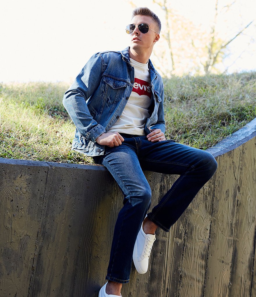 Lacoste Slim-Fit 5-Pocket Stretch Denim Jeans