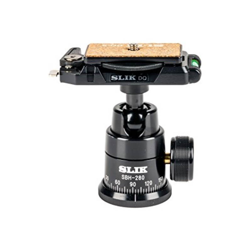 Slik SBH-280 DQ Ball Head with Quick Release, Maximum Load 8 Lbs - Black #618322