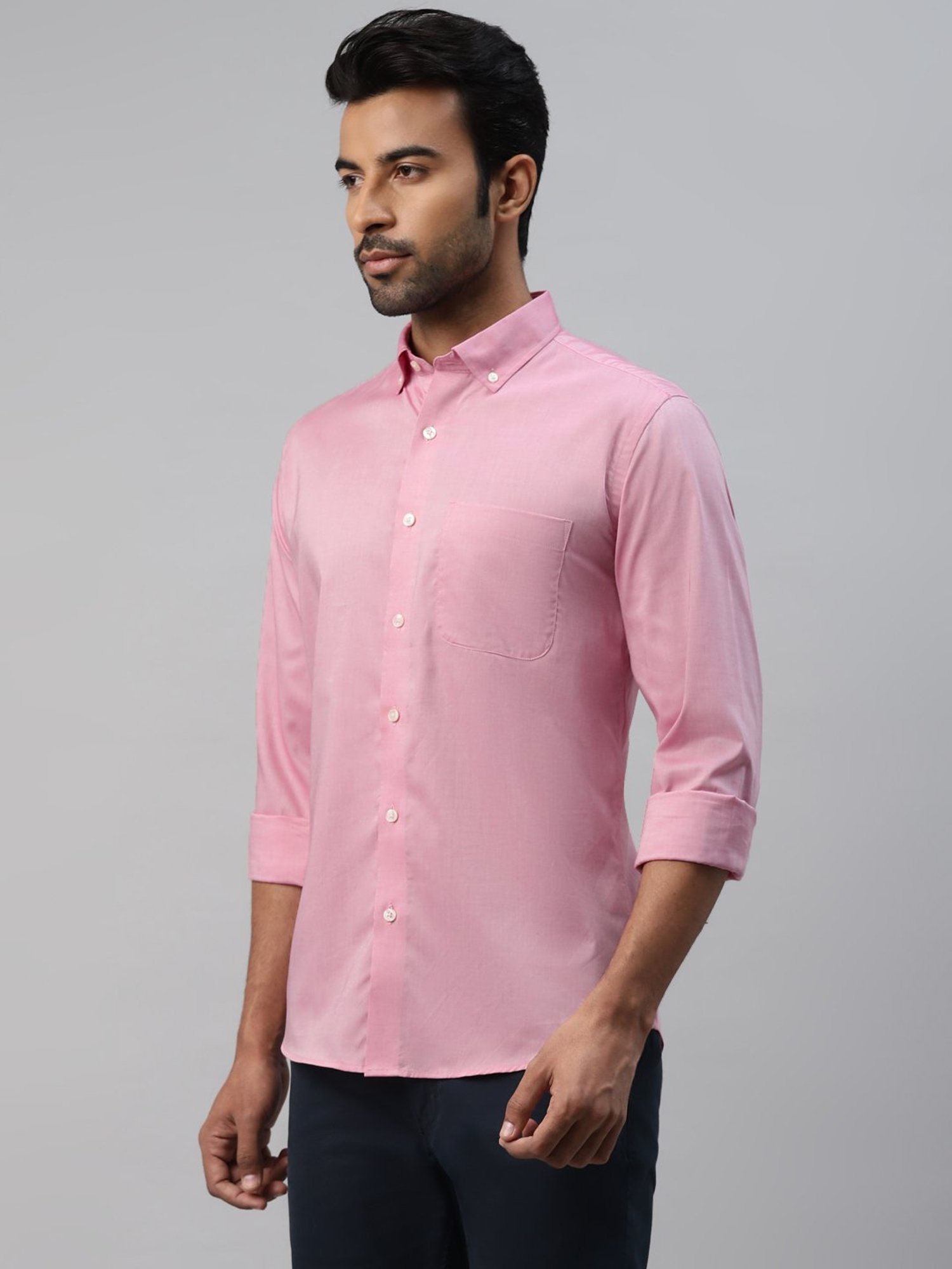 Don Vino Pink Regular Fit Shirt