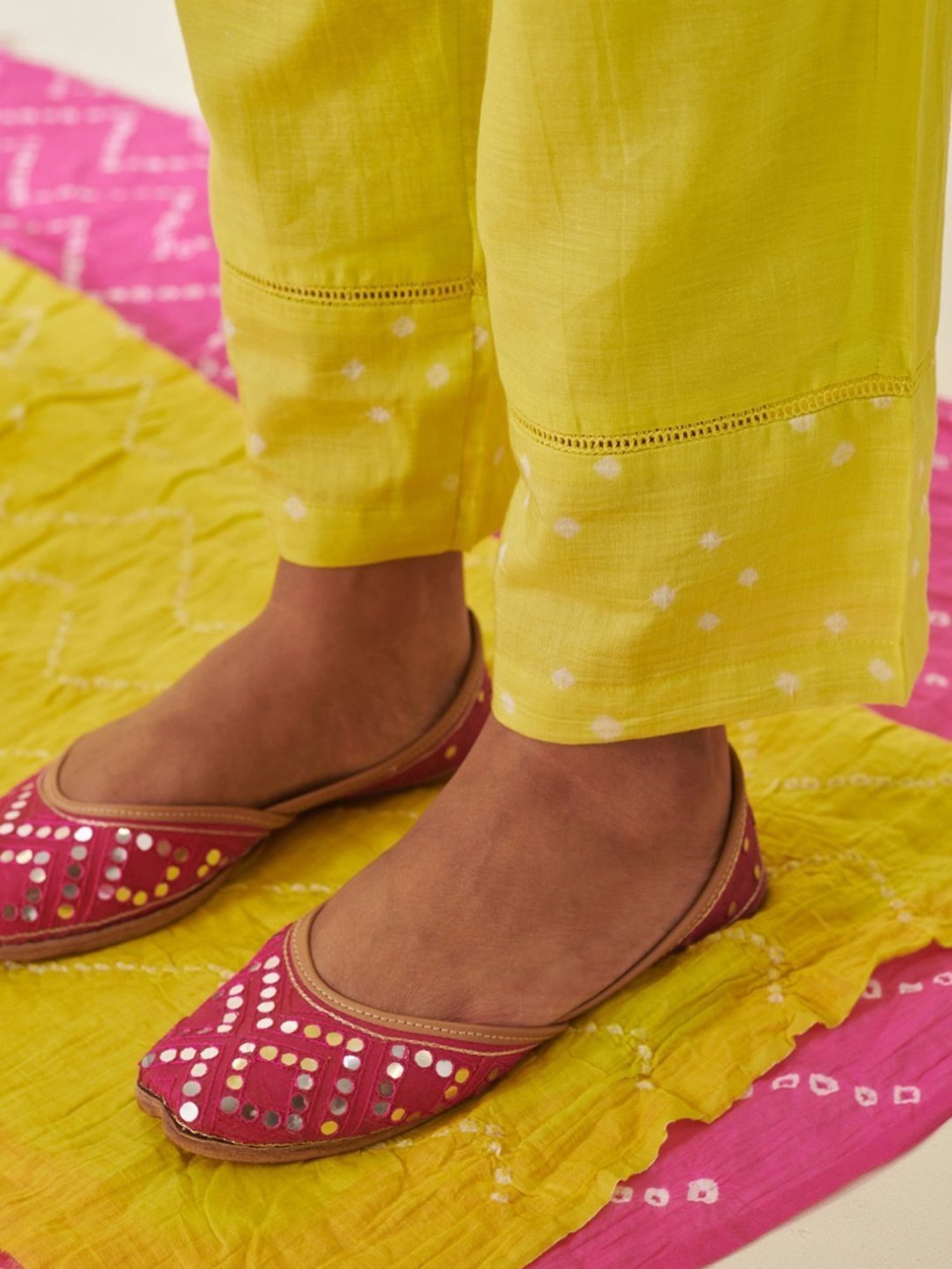 Artagai Midnight Navy Elevated Basics Co-Ord Set With Notch Collar Top And Straight Pants