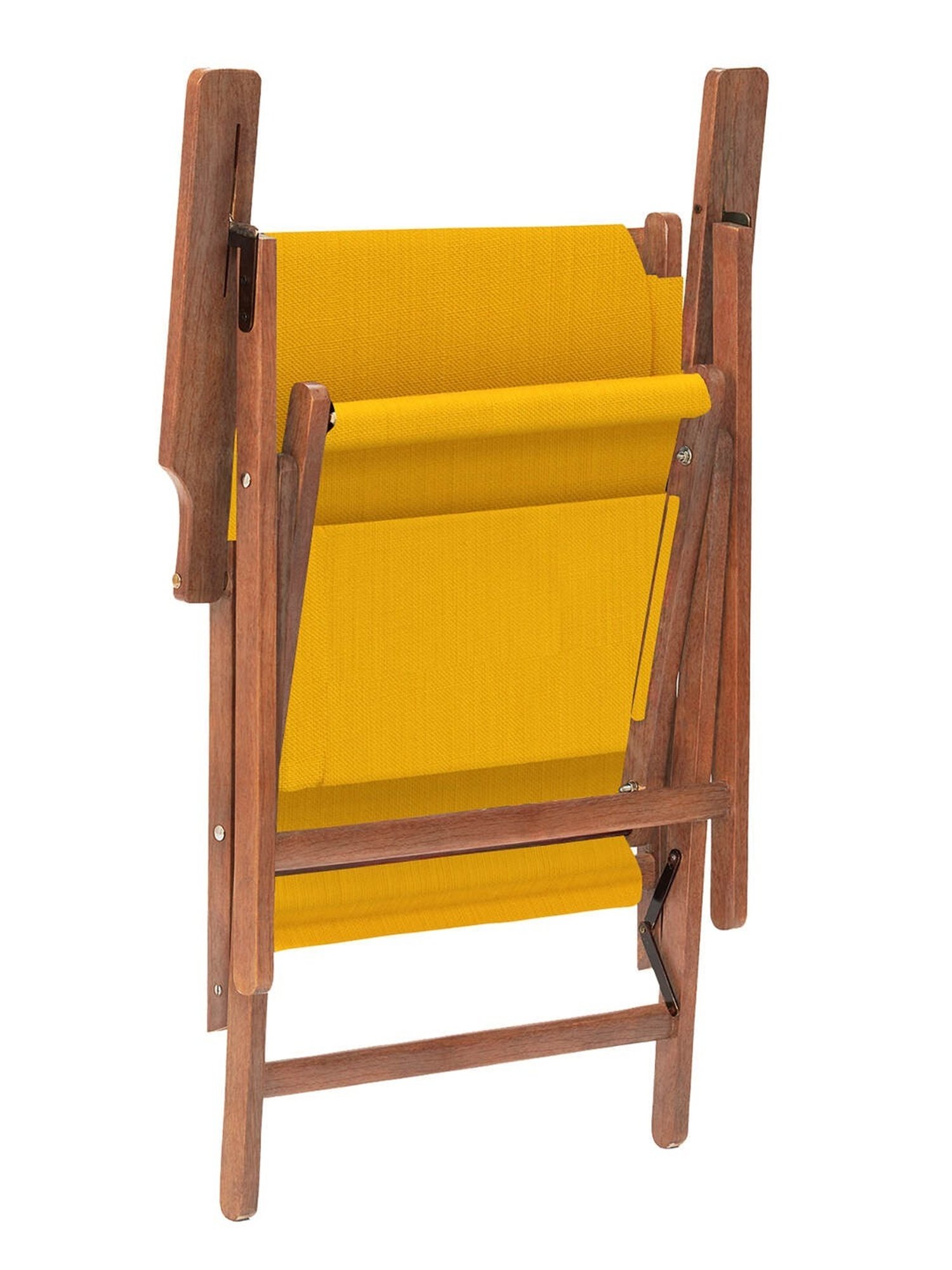 Chumbak Bistro Sahara Solid Teal Green Wood Folding Chair