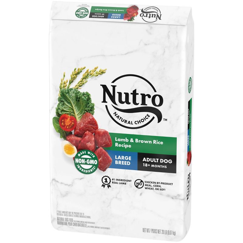 NUTRO Natural Choice Lamb and Brown Rice Recipe Large Breed Adult Dry Dog Food - 20lbs