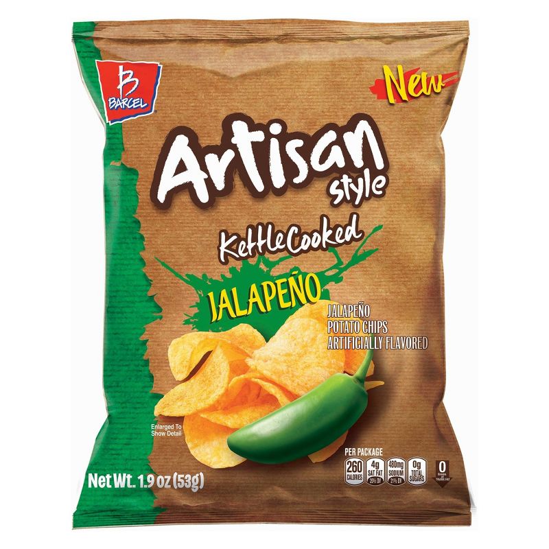 Barcel Jalapeno Kettle Cooked Potato Chips - 1.9oz