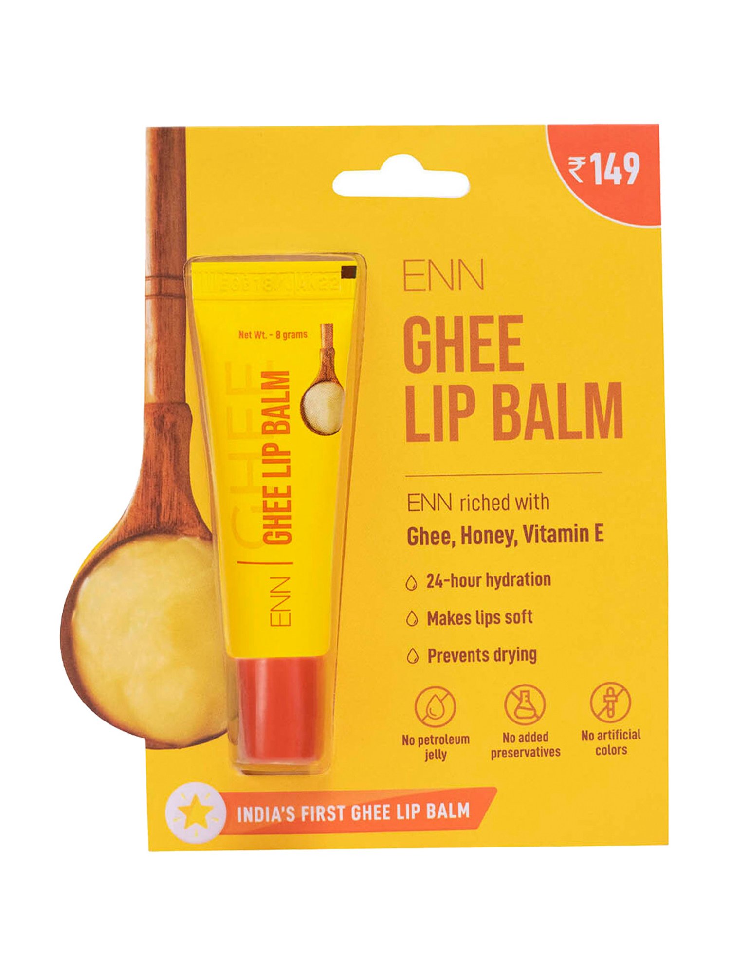 ENN Glow Ghee Body Lotion & Ghee Lip Balm Combo Kit