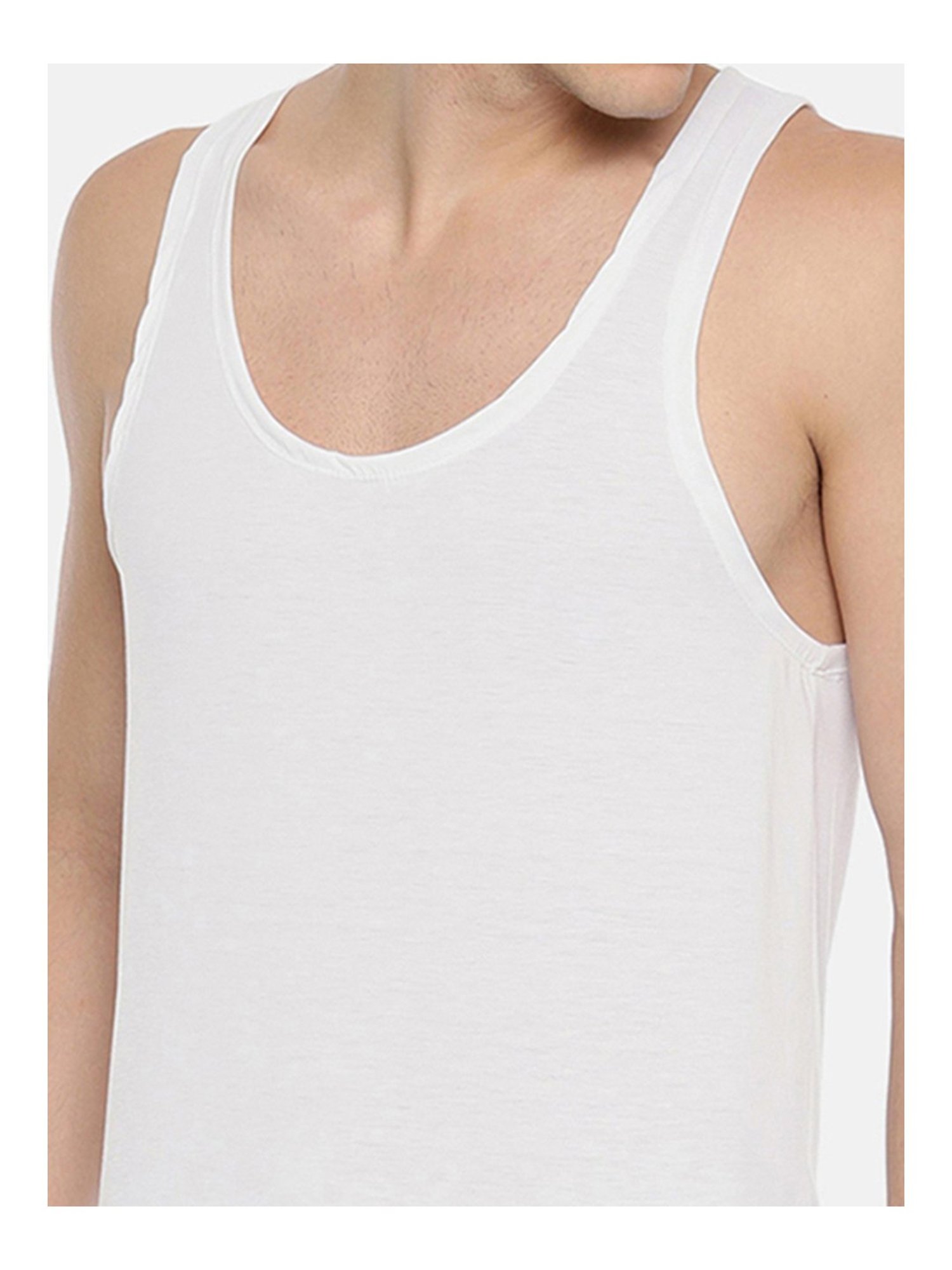 IC4 White Vests - Pack of 2