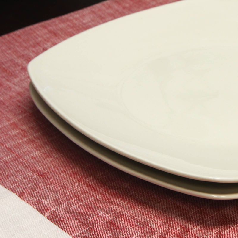 Gibson Home 8" 8pk Ceramic Zen Buffetware Salad Plates