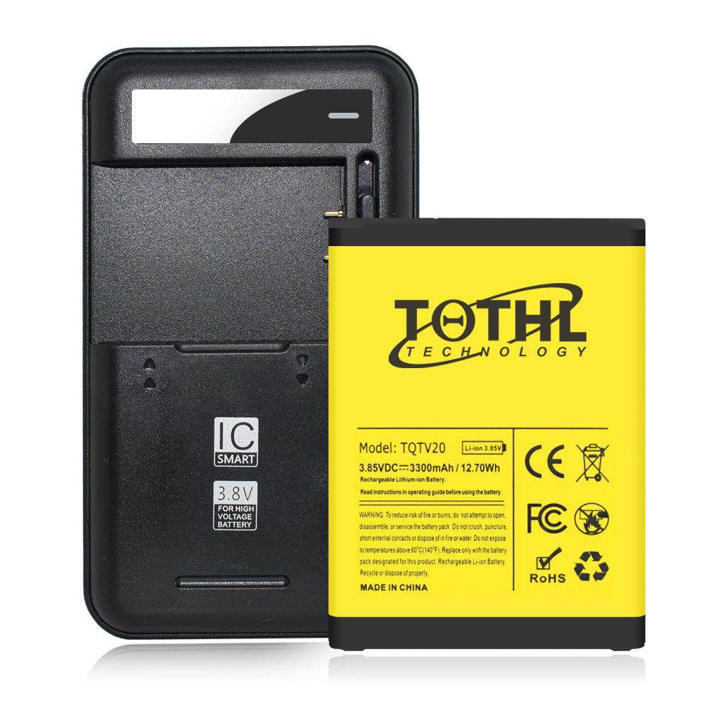 For LG Stylo 3 Plus TP450 MP450 Replacement Spare 3300mAh Battery +USB Charger