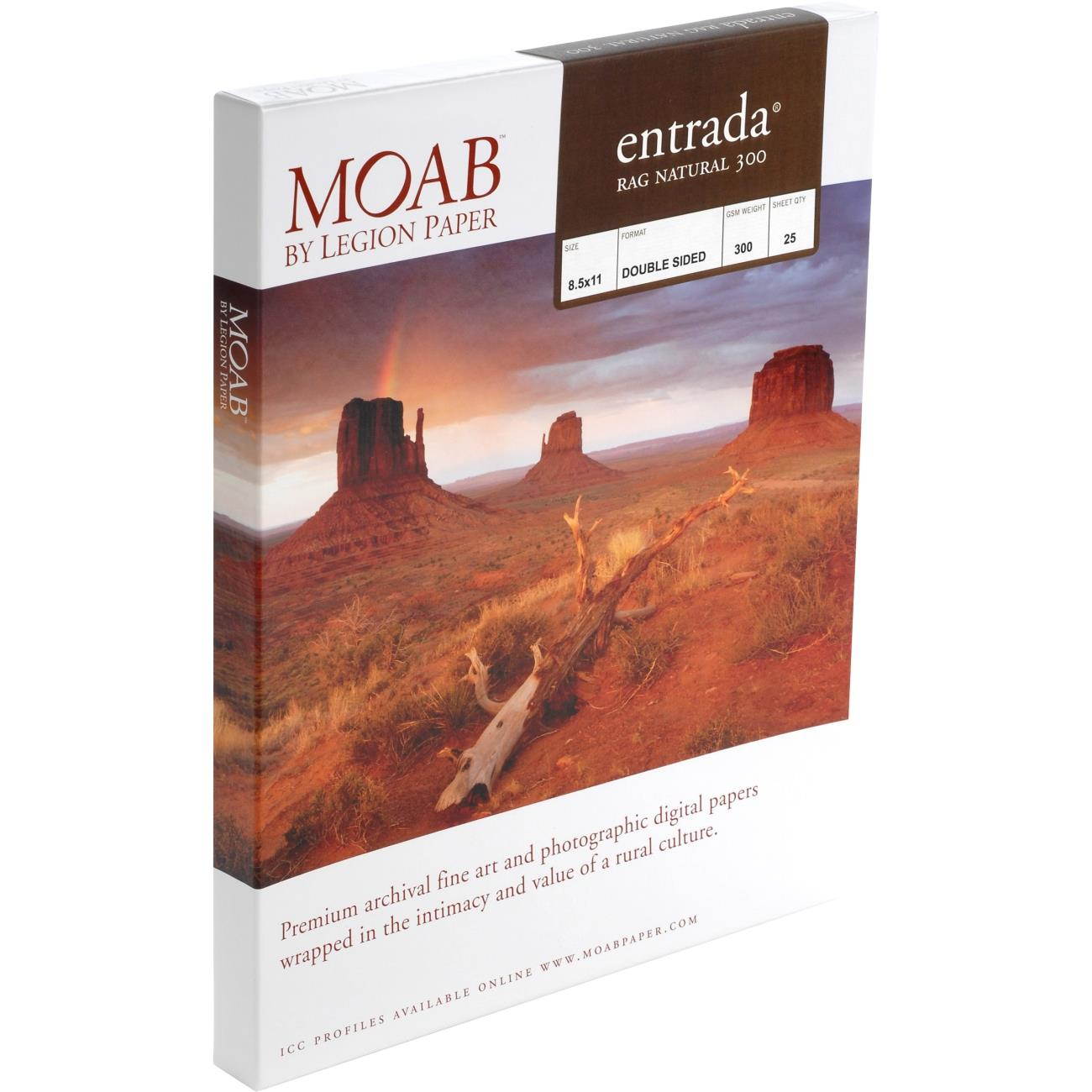 Moab Entrada Rag Matte Fine Art Paper(44"x40' Roll) Double-Sided #R08ERN3004440R