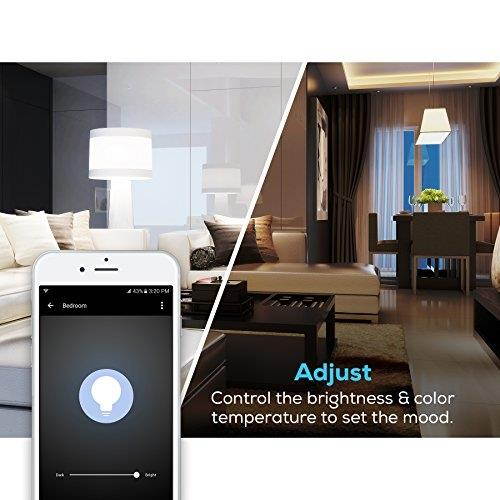 LUX DROP 65W Equivalent Warm White BR30 Smart Dimmable and Adjustable LED Light Bulb