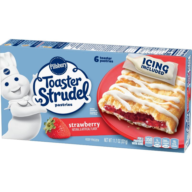Pillsbury Strawberry Frozen Toaster Strudel - 6ct/11.5oz